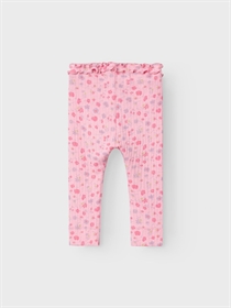 NAME IT Modal Rib Leggings Olea Candy Pink